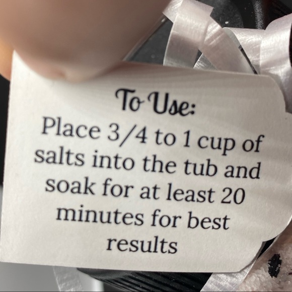 8oz hand crafted relaxing sage bath salts by Radiant Waves - Picture 4 of 5